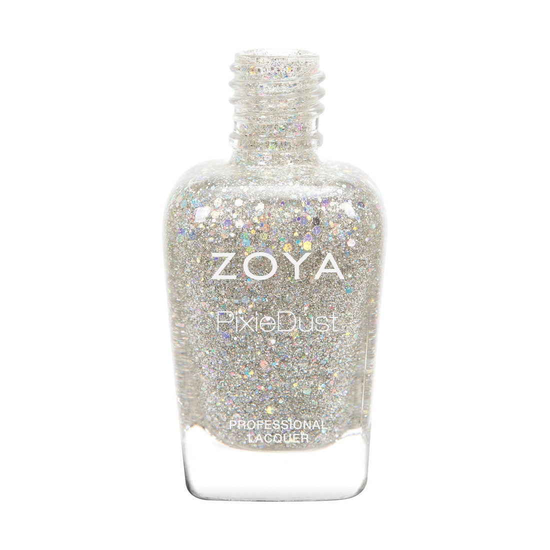 Zoya Cosmo nail polish bottle with vibrant purple and pink hues, showcasing the Zoya brand logo on the label