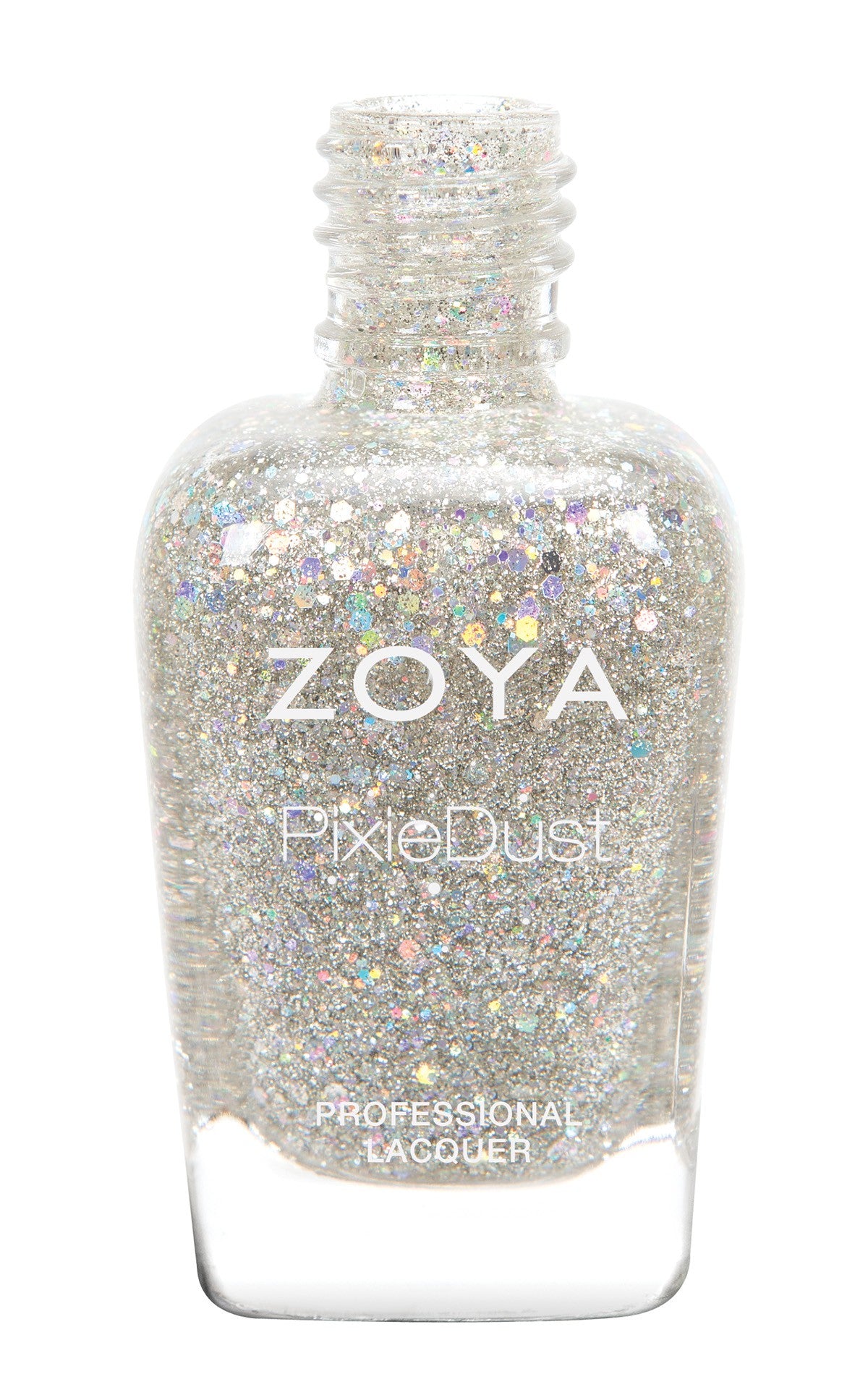 Zoya Cosmo nail polish bottle with vibrant purple shade, showcasing the Zoya nail polish brand and product packaging.