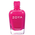 Zoya Dana nail polish bottle with vibrant pink shade, showcasing the Zoya nail polish brand and packaging.