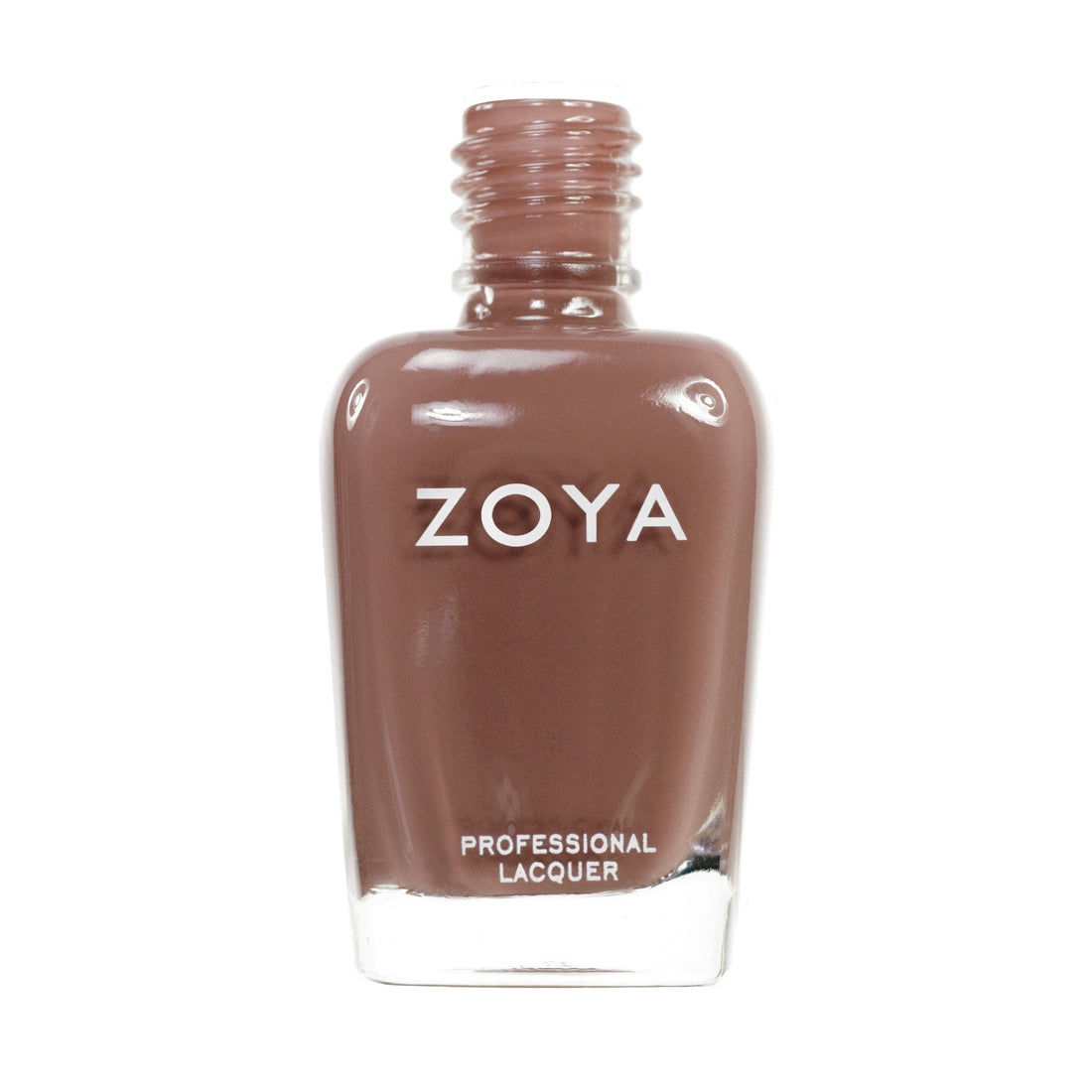 Zoya Dea nail polish bottle from Zoya's nail polish collection, featuring a sleek design and vibrant color.