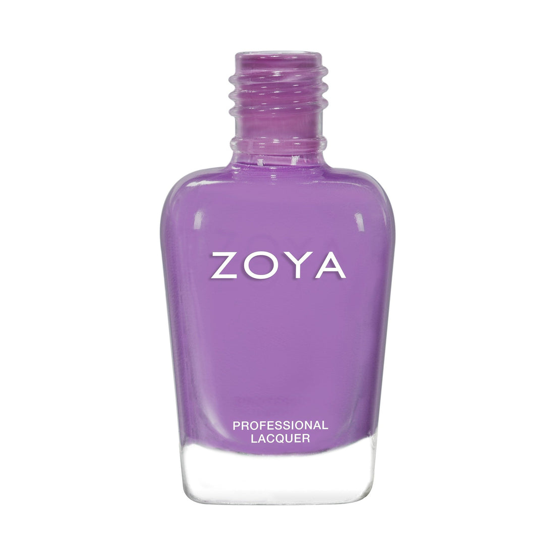 Zoya Delia nail polish bottle from Zoya brand with a sleek design and vibrant pink shade visible in the image.