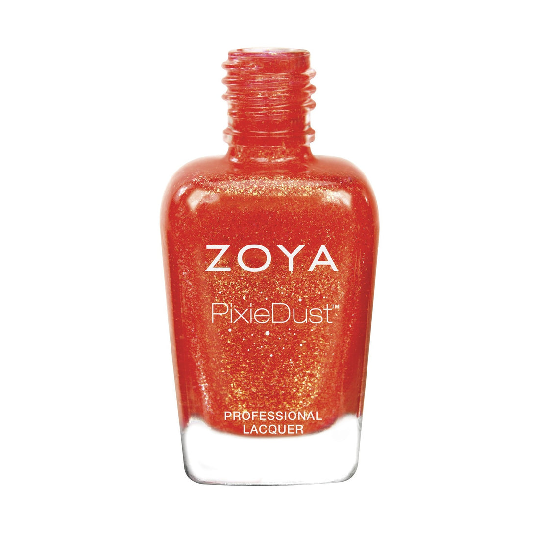 Zoya Dhara nail polish bottle with vibrant teal color, showcasing the Zoya nail polish brand and product packaging.