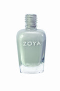 Zoya Dove nail polish bottle showing soft, neutral beige color with the Zoya branding on the label.
