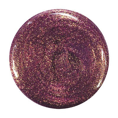 Close-up of Zoya Faye nail polish bottle with the polish applied on neatly manicured nails.