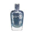 Zoya Feifei nail polish bottle with vibrant coral-colored polish and brand label on a white background.