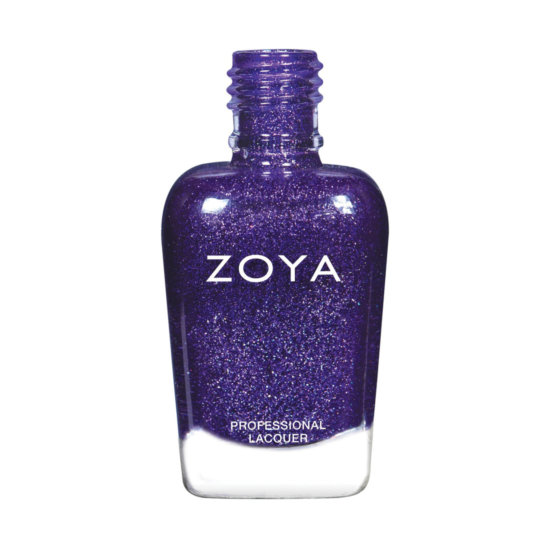 Zoya Finley nail polish bottle with pink and purple shades from Zoya's nail polish collection.