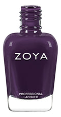 Zoya Gabi nail polish bottle from Zoya's nail polish collection, featuring a sleek design and vibrant color in the image.