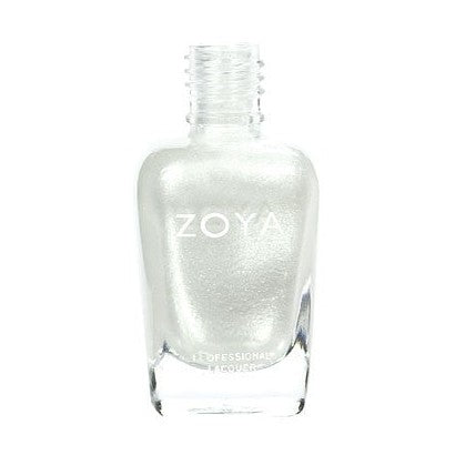 Zoya Ginessa nail polish bottle with vibrant coral-orange shade, showcasing the Zoya brand and product label.