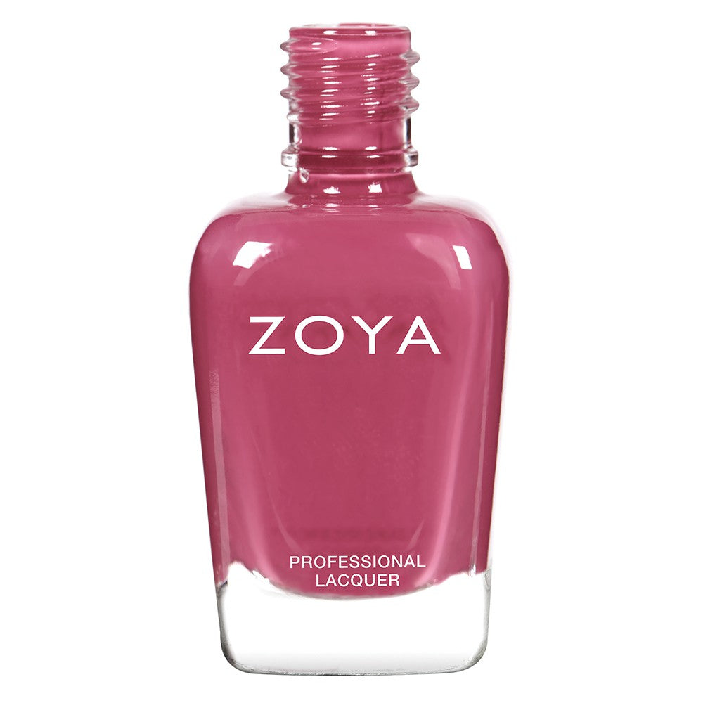 Zoya Hera nail polish bottle with deep plum color and glossy finish, showcasing the Zoya nail polish brand.
