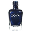 Zoya Ibiza nail polish bottle featuring vibrant turquoise color and sleek Zoya branding on a white background.