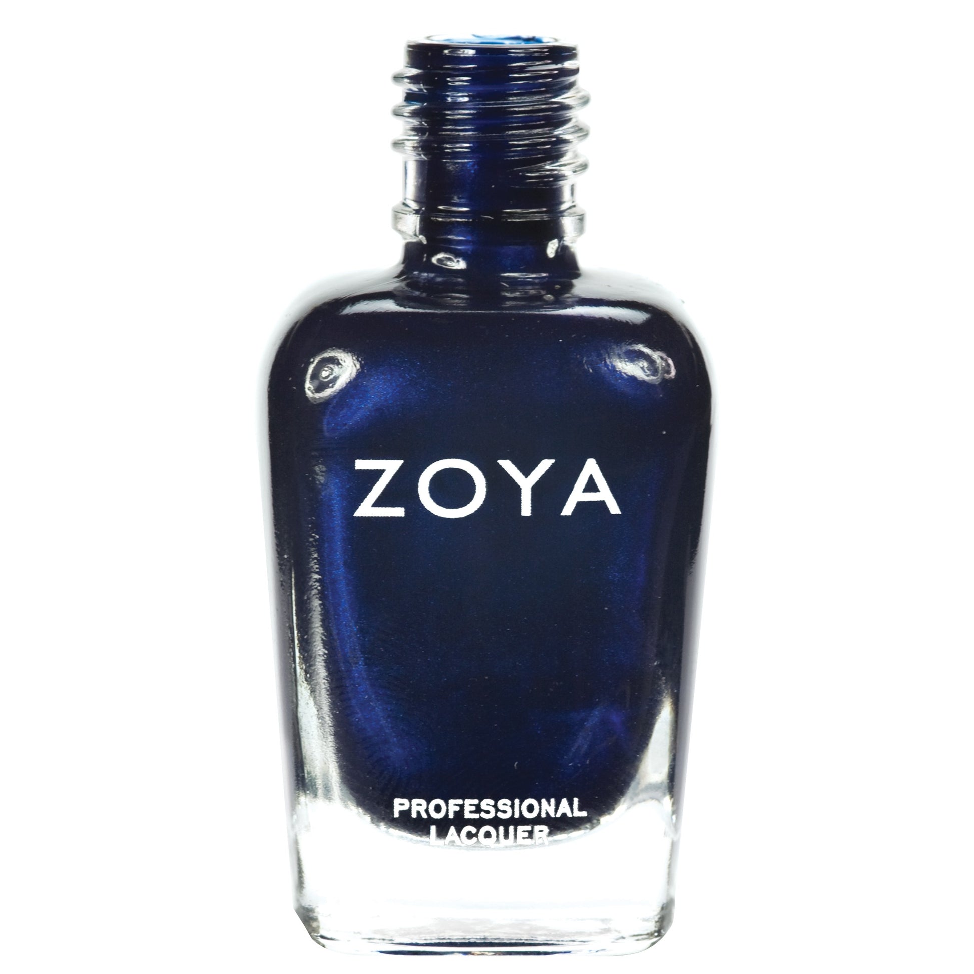 Zoya Ibiza nail polish bottle featuring vibrant turquoise color and sleek Zoya branding on a white background.