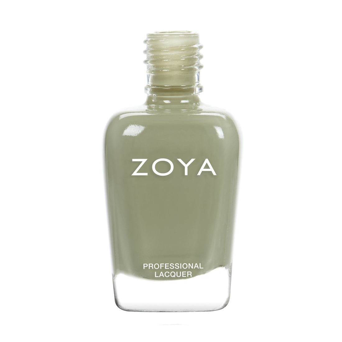 Zoya Ireland nail polish bottle with deep green shade, featuring the Zoya logo on the label.