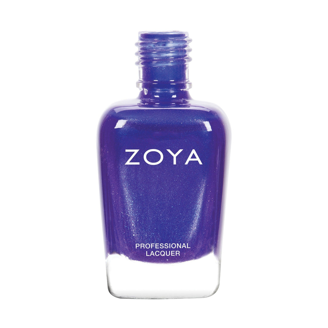 Zoya Isa nail polish bottle with a sleek design, featuring a vibrant coral-orange color in a Zoya nail polish container.