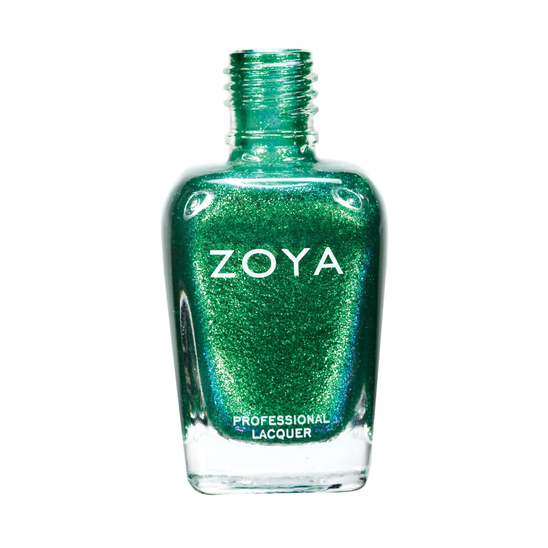 Zoya Ivanka nail polish bottle with vibrant pink shade, showcasing the Zoya brand and product label.