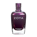 Close-up of Zoya Jem nail polish bottle showing the vibrant, glossy pink shade from the Zoya nail polish collection.