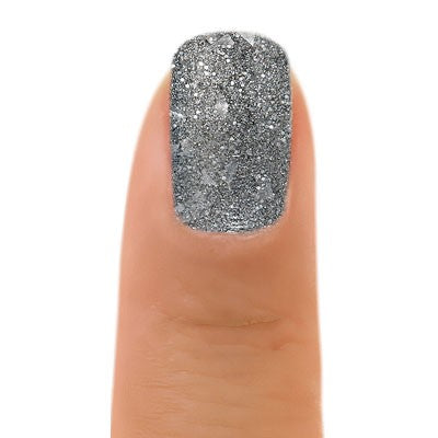 Zoya Jett nail polish bottle with black cap and clear label, showcasing the sleek design of this Zoya nail polish product.