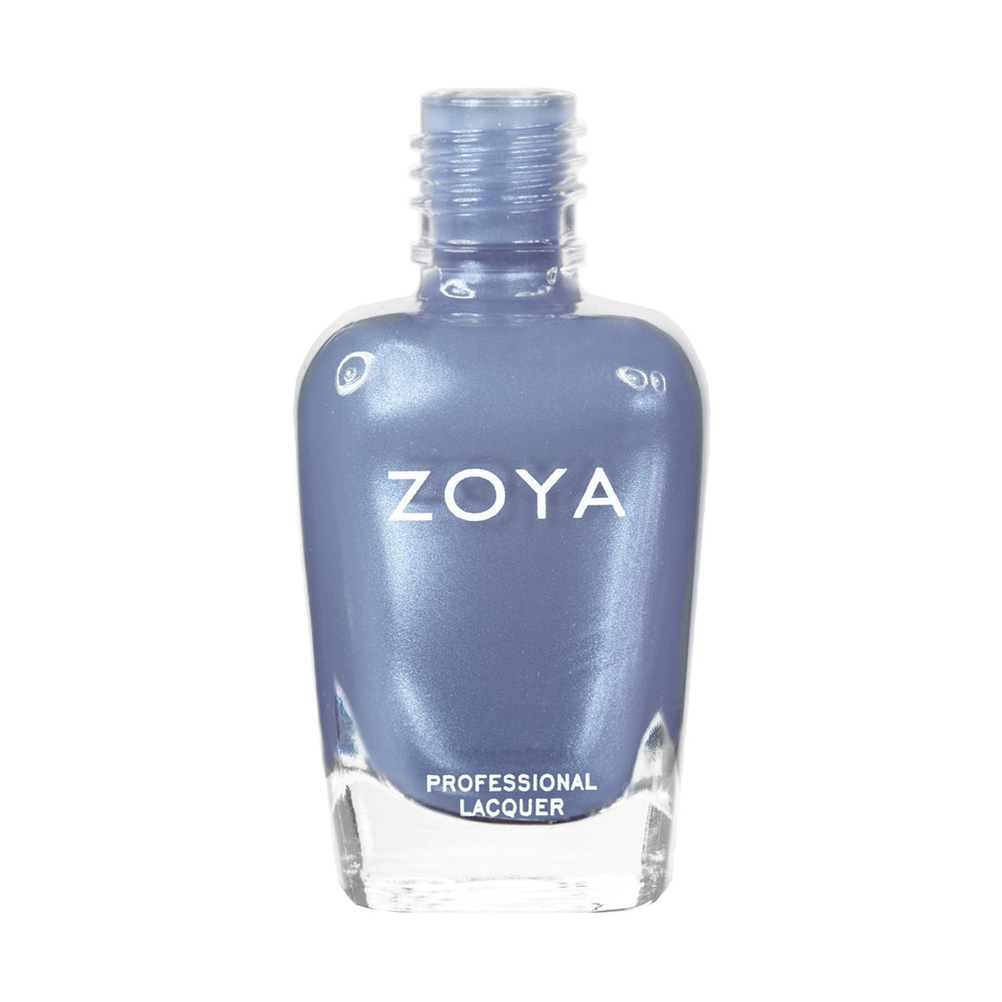Zoya Jo nail polish bottle with a sleek design, featuring the Zoya logo and vibrant nail polish color in a clear glass bottle.