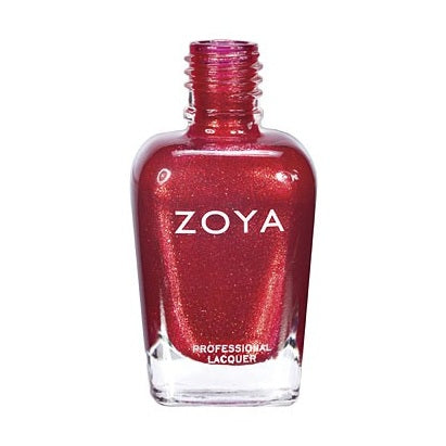 Zoya Kimmy nail polish bottle featuring a vibrant, glossy pink shade from the Zoya nail polish collection.