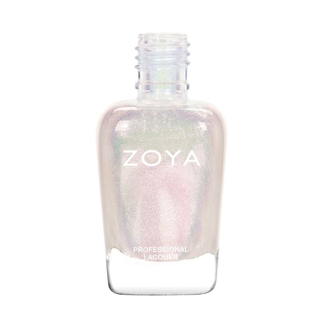 Zoya Leia nail polish bottle with black cap and clear label, showcasing the Zoya nail polish brand.