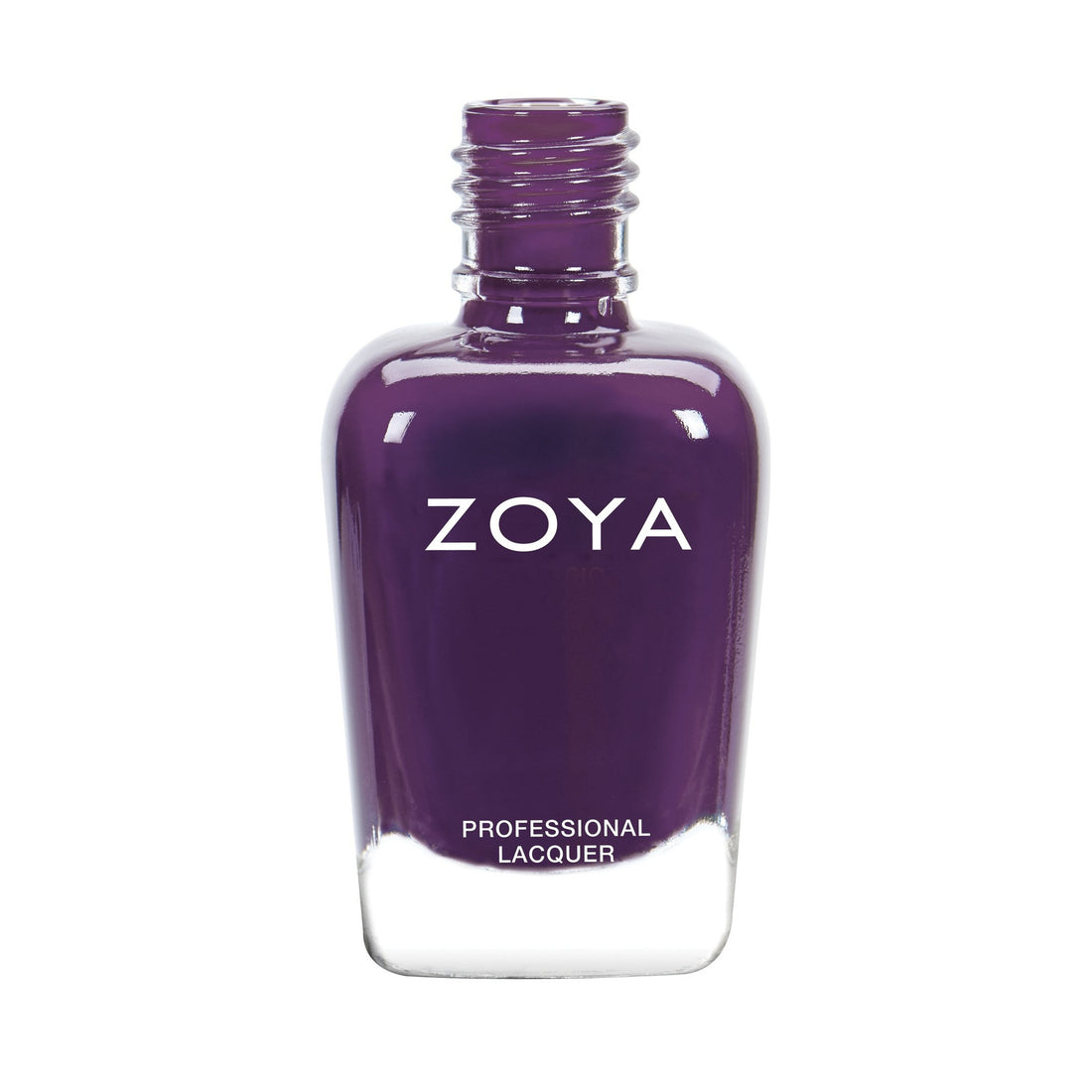 Zoya Lidia nail polish bottle with a sleek design, showcasing the Zoya brand and product label on the cap.