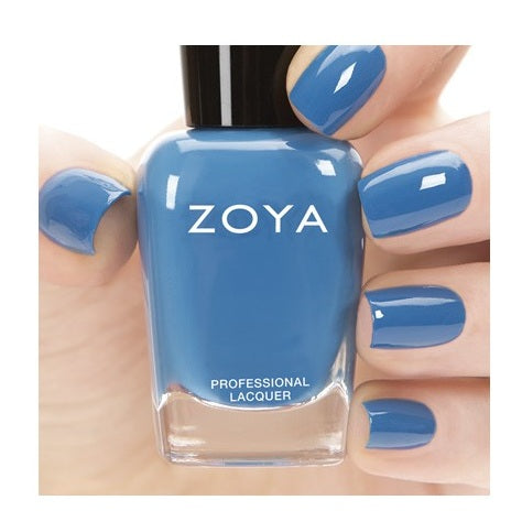 Zoya Ling nail polish bottle from Zoya's nail polish collection, featuring a sleek design and vibrant color display.