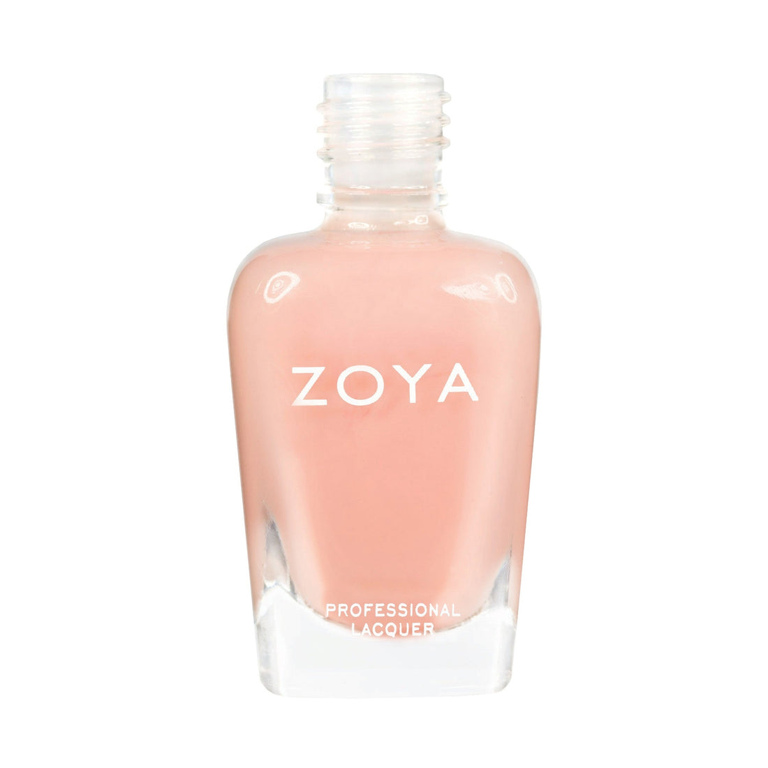 Zoya Lulu nail polish bottle with purple cap and label, showcasing the Zoya nail polish brand and product packaging.