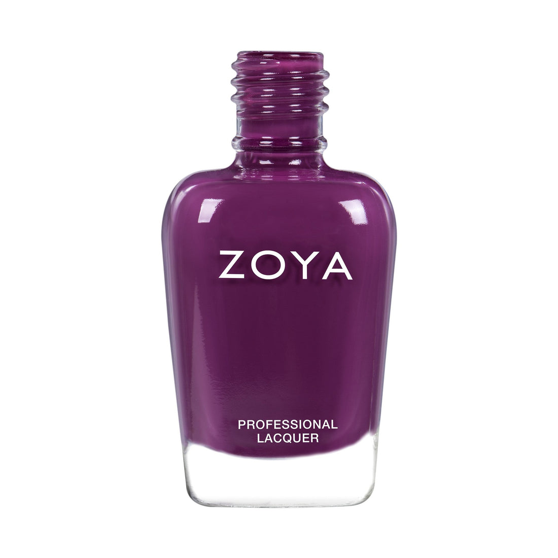 Zoya Maeve nail polish bottle with deep mauve color and sleek packaging, showcasing the Zoya brand.
