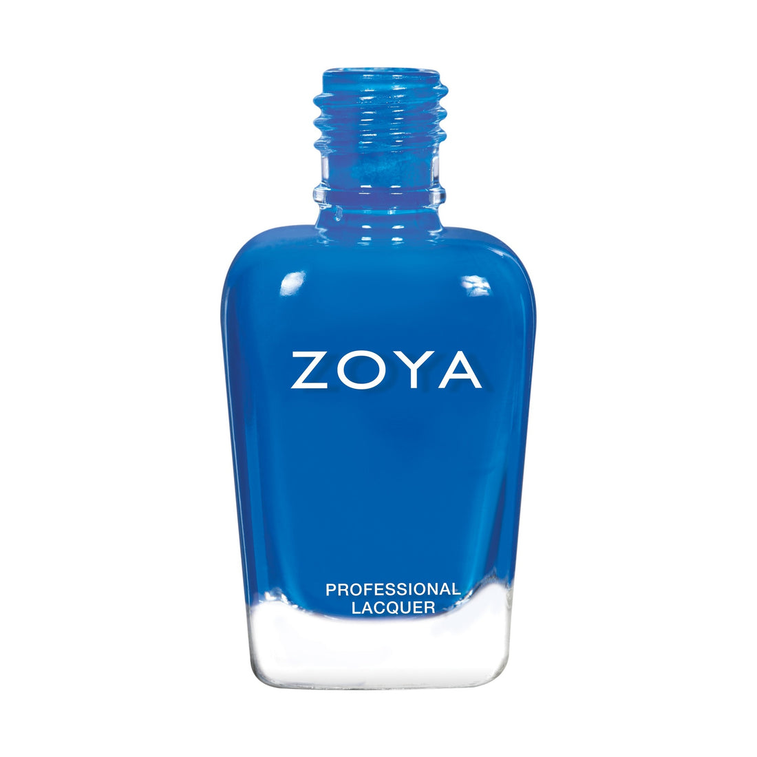 Zoya Mallory nail polish bottle with purple and pink metallic finish, showcasing the Zoya nail polish brand and product design.