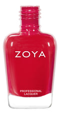 Zoya Margaret nail polish bottle featuring a sleek design, showcasing the vibrant, glossy nail color in a clear view.