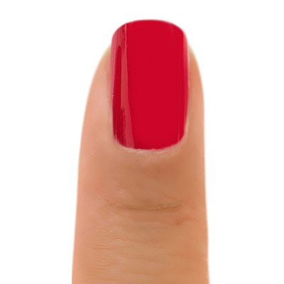 Zoya Margaret nail polish bottle featuring a sleek design, with the vibrant nail polish color visible through the clear glass.
