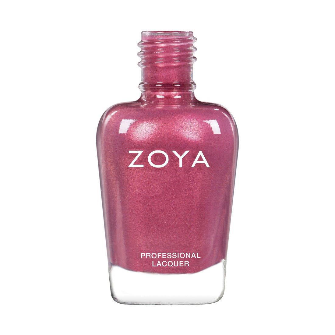 Zoya Maryann nail polish bottle with vibrant pink shade and brand label, showcasing the colorful product.