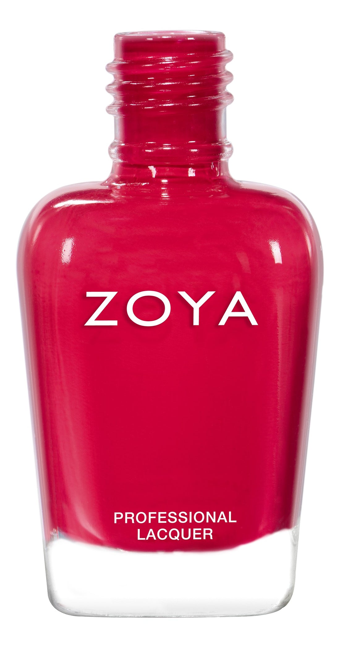 Zoya Maxine nail polish bottle with a vibrant, glossy purple shade on a white background.