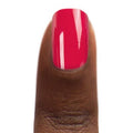 Zoya Maxine nail polish bottle with a sleek design, showcasing a vibrant shade of pink in a clear glass bottle.
