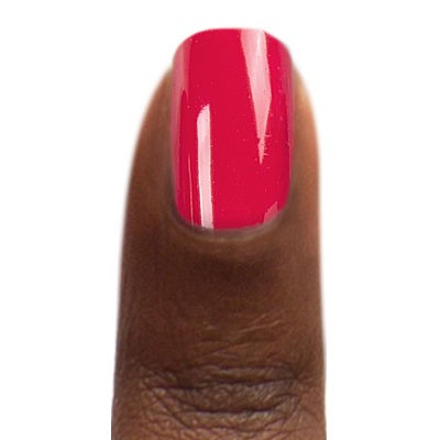 Zoya Maxine nail polish bottle with a sleek design, showcasing a vibrant shade of pink in a clear glass bottle.