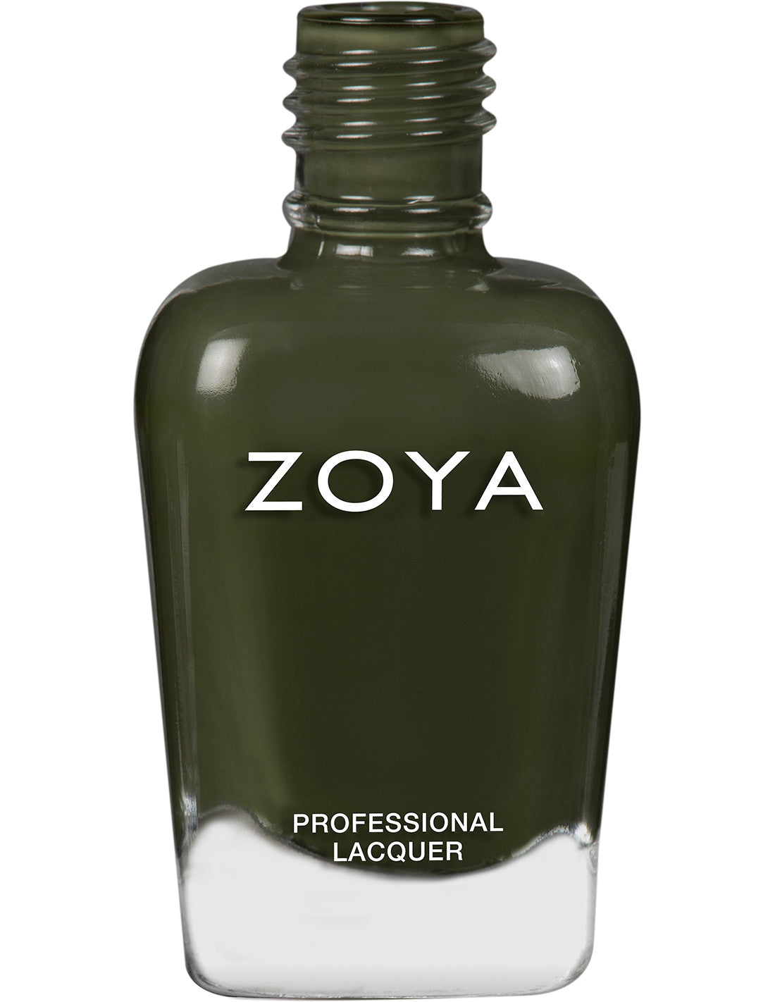 Close-up of Zoya Mel nail polish bottle showing the vibrant pink shade and sleek branding.