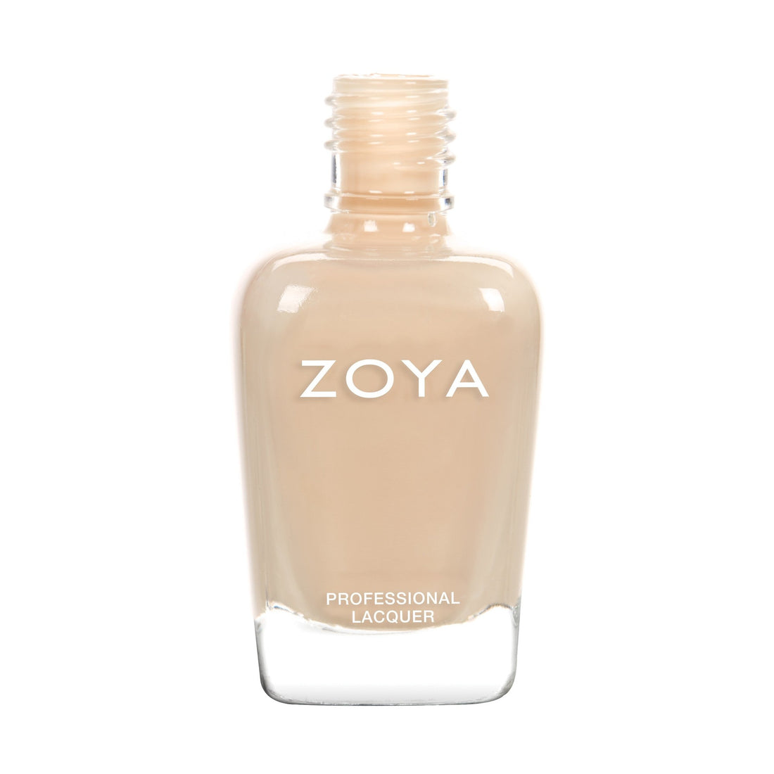 Zoya Cala nail polish bottle with a vibrant coral shade, showcasing the Zoya brand and product label.