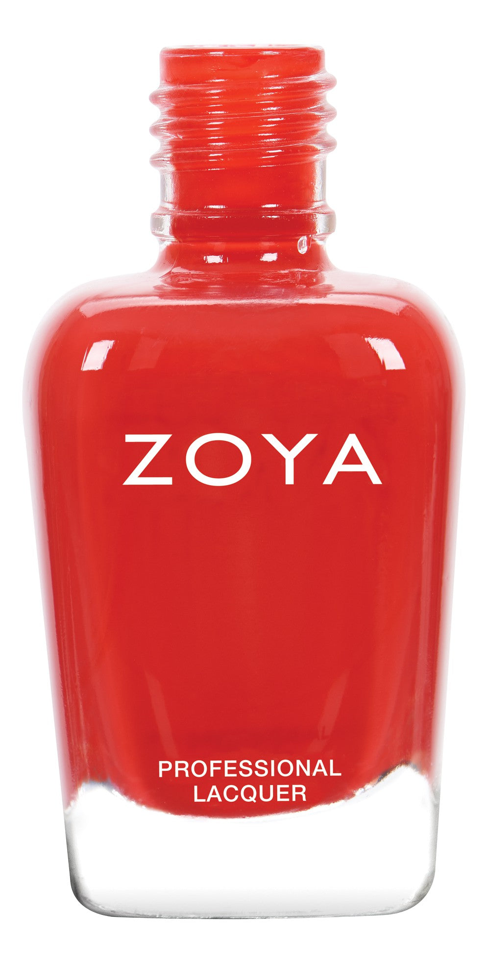 Zoya Demetria nail polish bottle with deep berry shade and glossy finish, showcasing the Zoya brand logo on the label.