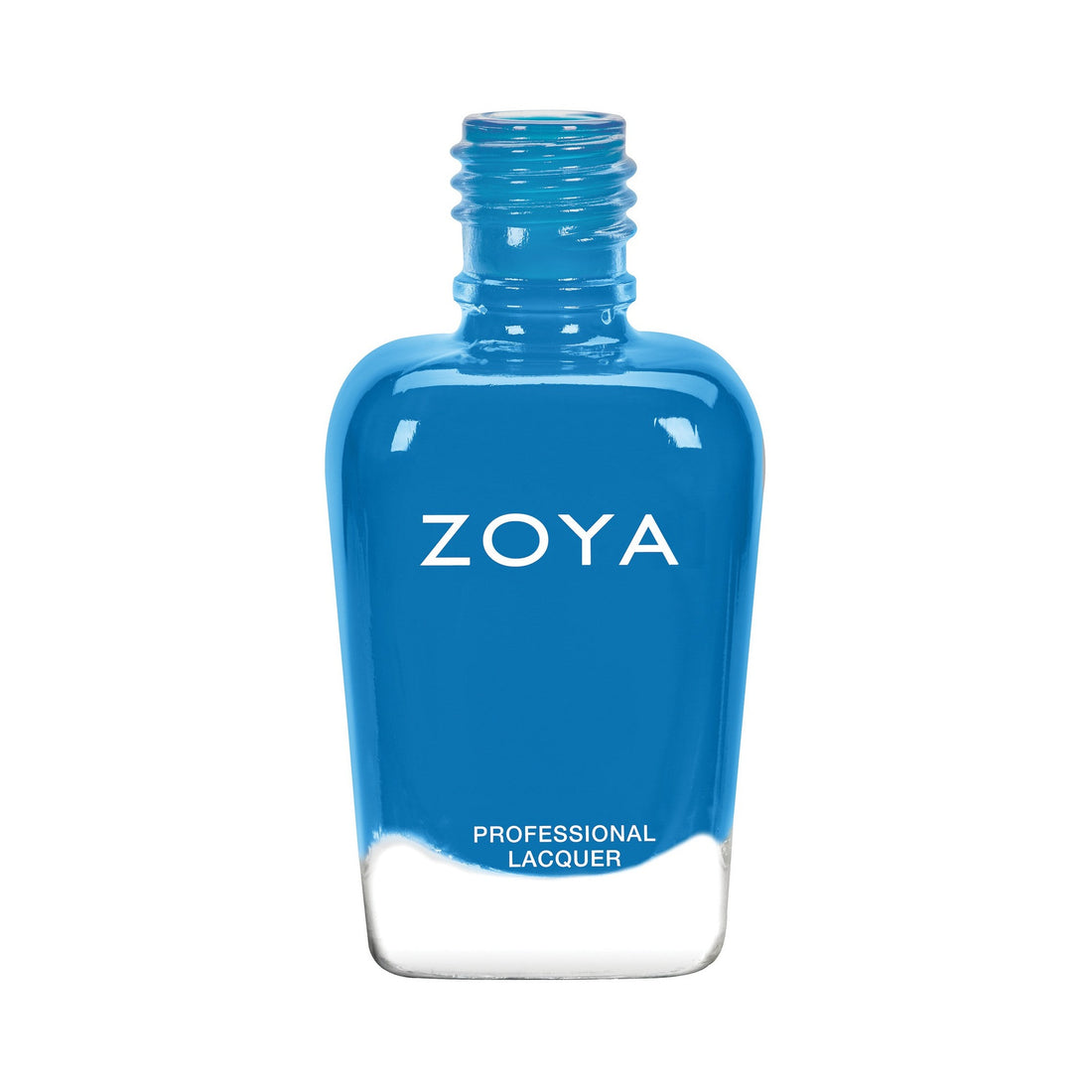 Zoya Dory nail polish bottle with pinkish-beige shade, featuring the Zoya branding on the label.