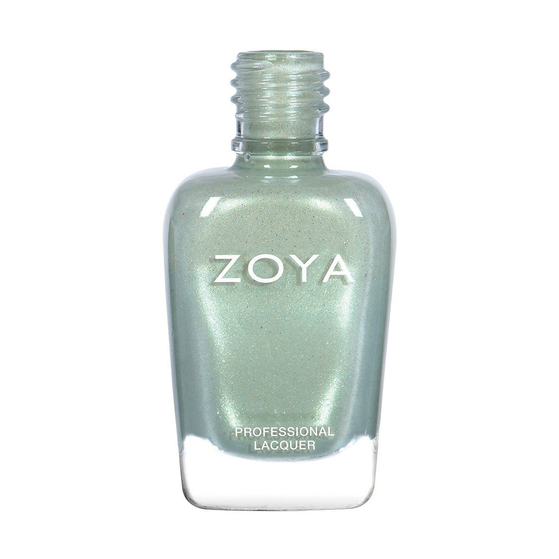 Zoya Lacey nail polish bottle featuring a sleek design, showcasing the Zoya brand and product label.
