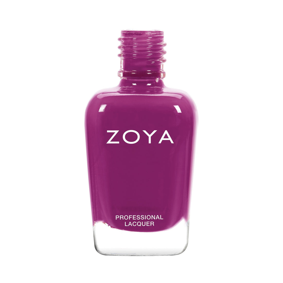 Zoya Liv nail polish bottle with pastel pink shade, featuring the Zoya logo on the label, displayed on a white background.