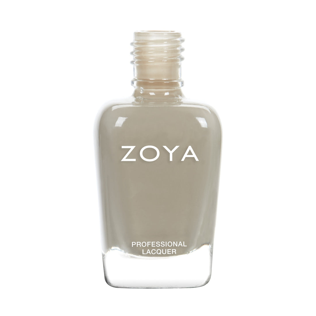 Zoya Misty nail polish bottle featuring soft, muted pastel shade with the Zoya logo on the label.