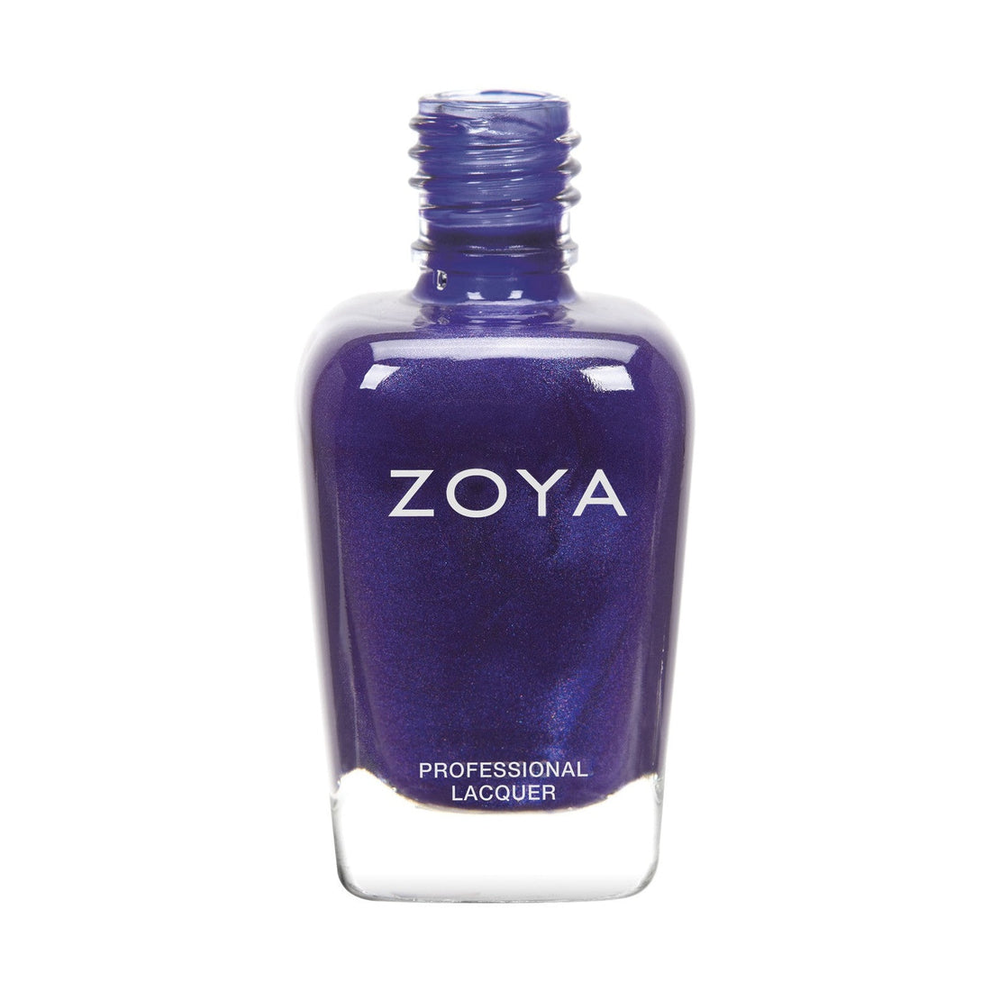 Zoya Neve nail polish bottle with pastel purple shade, sleek packaging, and Zoya branding on the cap.