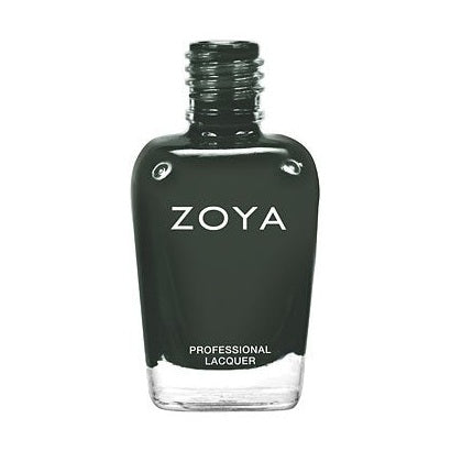 Zoya Noot nail polish bottle in a sleek container with a black cap, showcasing the Zoya brand and product label.