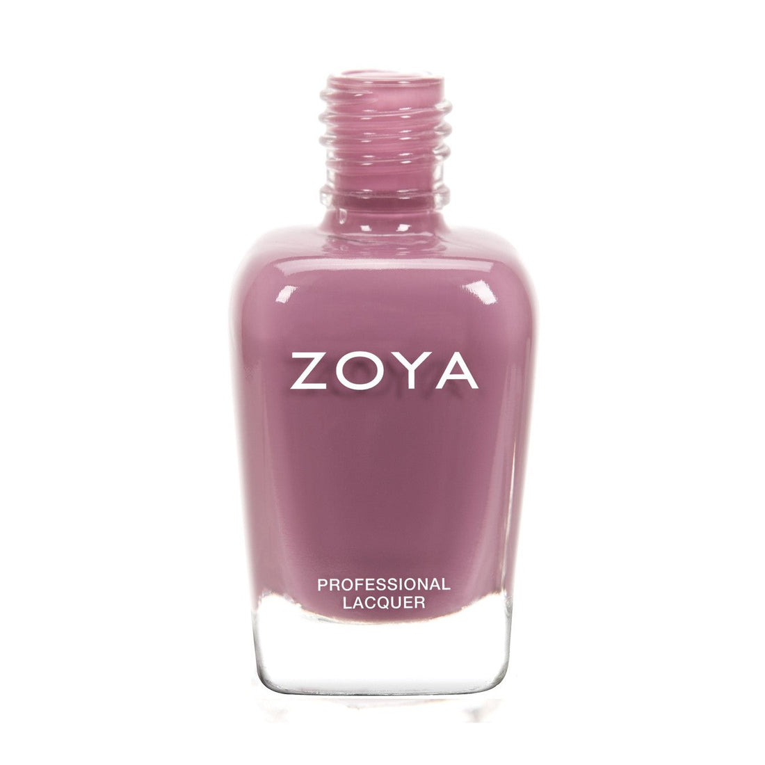 Zoya Odette nail polish bottle with soft pink shade and purple undertones, showcasing the Zoya brand and product label.