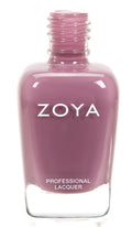 Zoya Odette nail polish bottle from Zoya nail polishes collection, showing the elegant packaging and color swatch.