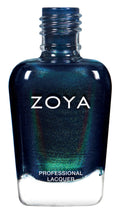 Zoya Olivera nail polish bottle showing vibrant purple shade with glossy finish, part of Zoya's nail polish collection.