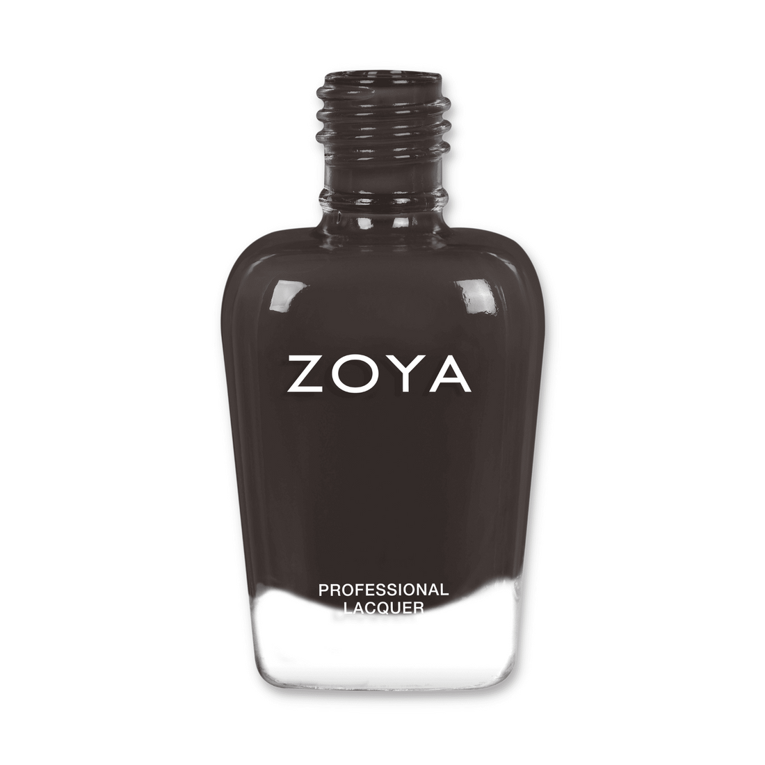 Zoya Ophelia nail polish bottle with colorful, floral-embellished cap and clear glass showcasing the vibrant pink shade.