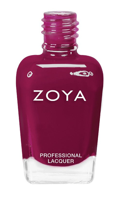 Zoya Paloma nail polish bottle with vibrant blue shade, showcasing the Zoya brand logo on the label.