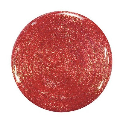 Zoya Rica nail polish bottle featuring vibrant coral-orange shade with a sleek black cap, branded Zoya nail polish.