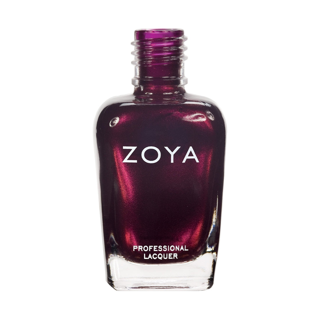 Zoya Rihana nail polish bottle from Zoya's nail polishes collection, featuring elegant packaging and vibrant color.